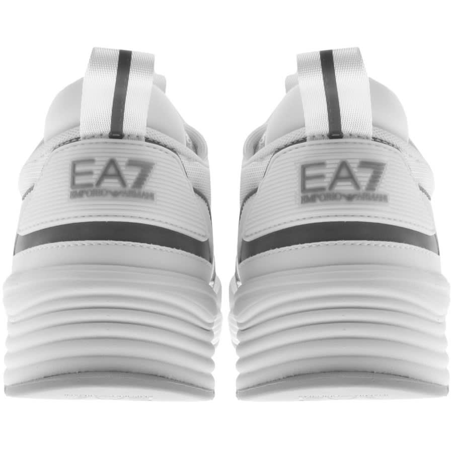 Alternative Image for ProductEA7 Emporio Armani Logo Trainers White2